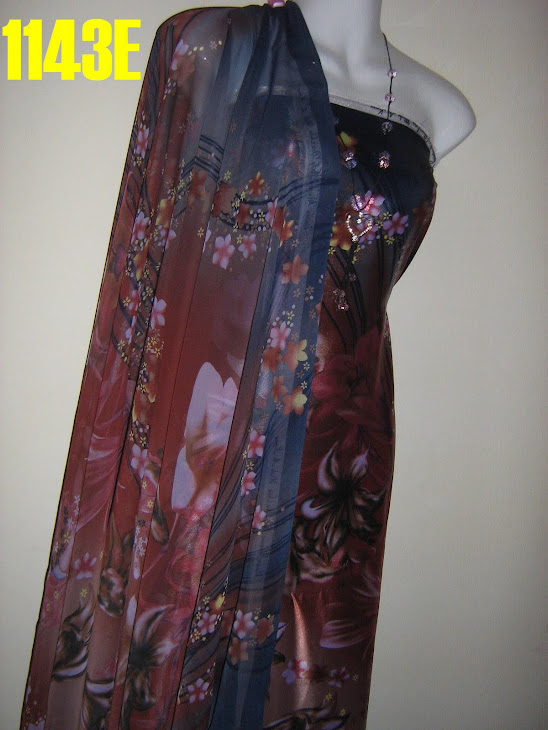 CMCS 1143E: CHIFFON MATCHING WITH CHINA SILK, 2M+2M, BHG BAJU JRG DAN PERLU LINING