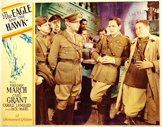 THE EAGLE AND THE HAWKS. Lobby Card: 36 x 28 cms. Estados Unidos. EL ÁGUILA Y EL HALCÓN. The Eagle and the Hawk. 1933. Estados Unidos. Dirección: Stuart Walker. Reparto: Fredric March, Cary Grant, Jack Oakie, Carole Lombard, Guy Standing, Forrester Harvey, Kenneth Howell, Leyland Hodgson, Virginia Hammond, Douglas Scott, Robert Seiter, Dennis O'Keefe.