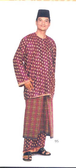 Malay Traditional Costume Baju  Melayu  Telok Belanga 