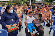 Kapolsek Bangun  Resor Simalungun Dukung Kampanye Ring The Bell Bagi Anak Disabilitas