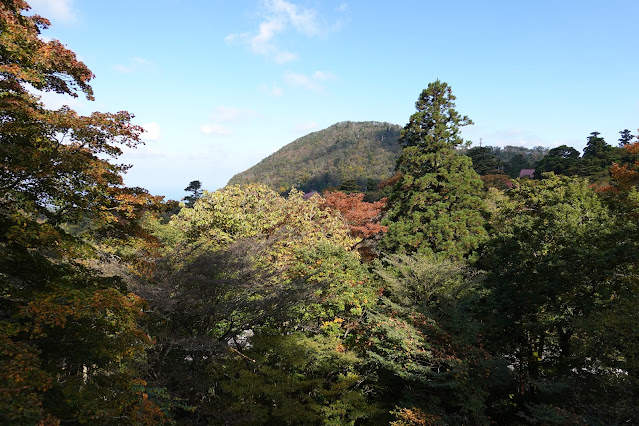 鳥取県西伯郡大山町大山　鳥取県道158号大山口停車場大山線からの眺望