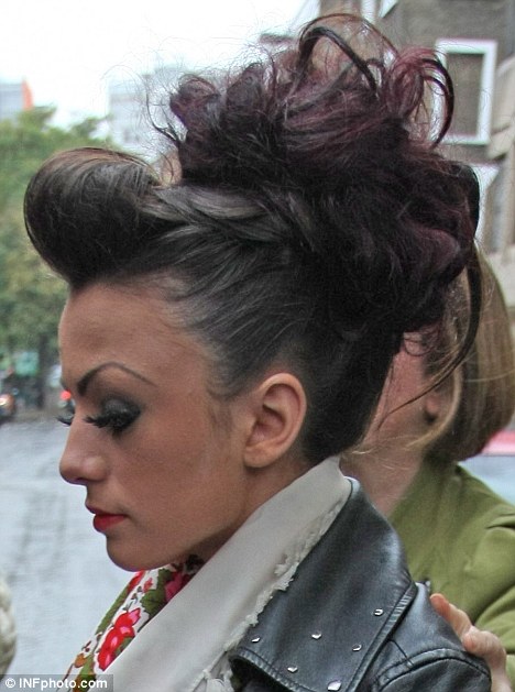 Faux pas X Factor's Cher Lloyd out in London yesterday sporting a rather