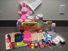 Operation Christmas Child shoebox gift for a 5 to 9 year old girl.