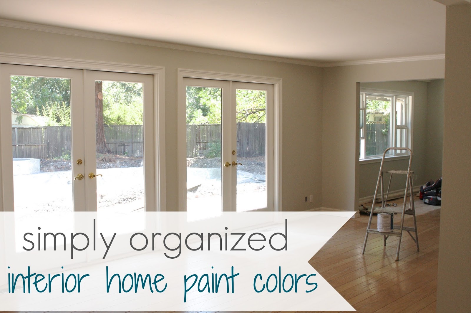 my home interior  paint color palate simply organized