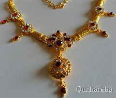 Stone Studded Necklace  (1)