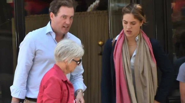 Swedish Princess Madeleine and her husband Chris O'Neill have spent time in Stockholm with Chris O'Neill's family.