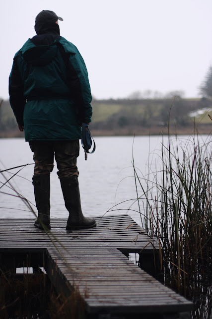 On the pier, Lough Down