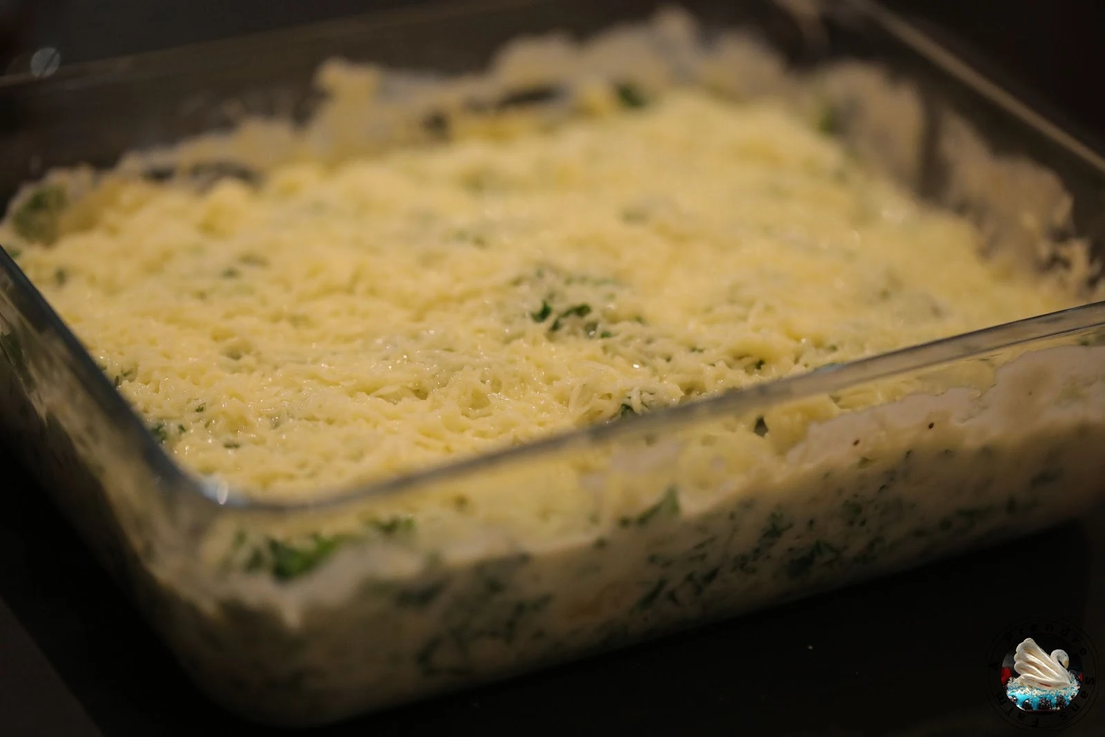 Gratin de chou kale à l'ail fumé