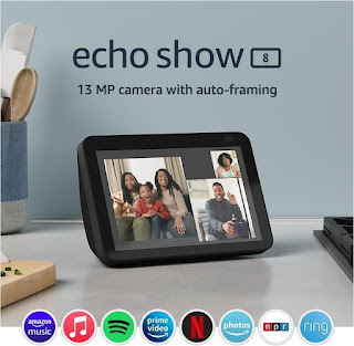 Echo Glow și Echo Show 8 - Oferiți Inteligență Ambianței Dvs