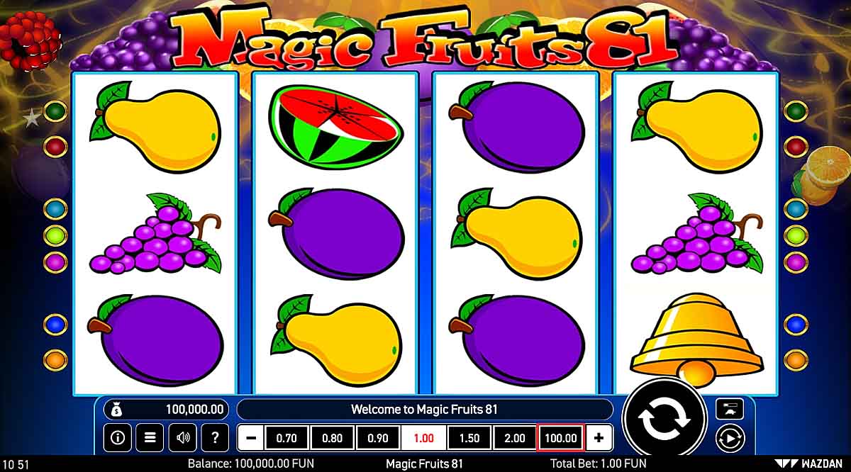 Magic Fruits 81 - Demo Slot Online Wazdan Games Indonesia