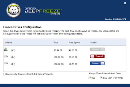 Cara Instal Deep Freeze 8 Terbaru Dengan Mudah Pada Windows 7, 8, 10