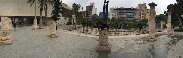 Maybe the hardest headstand I've done - in Valencia, Spain