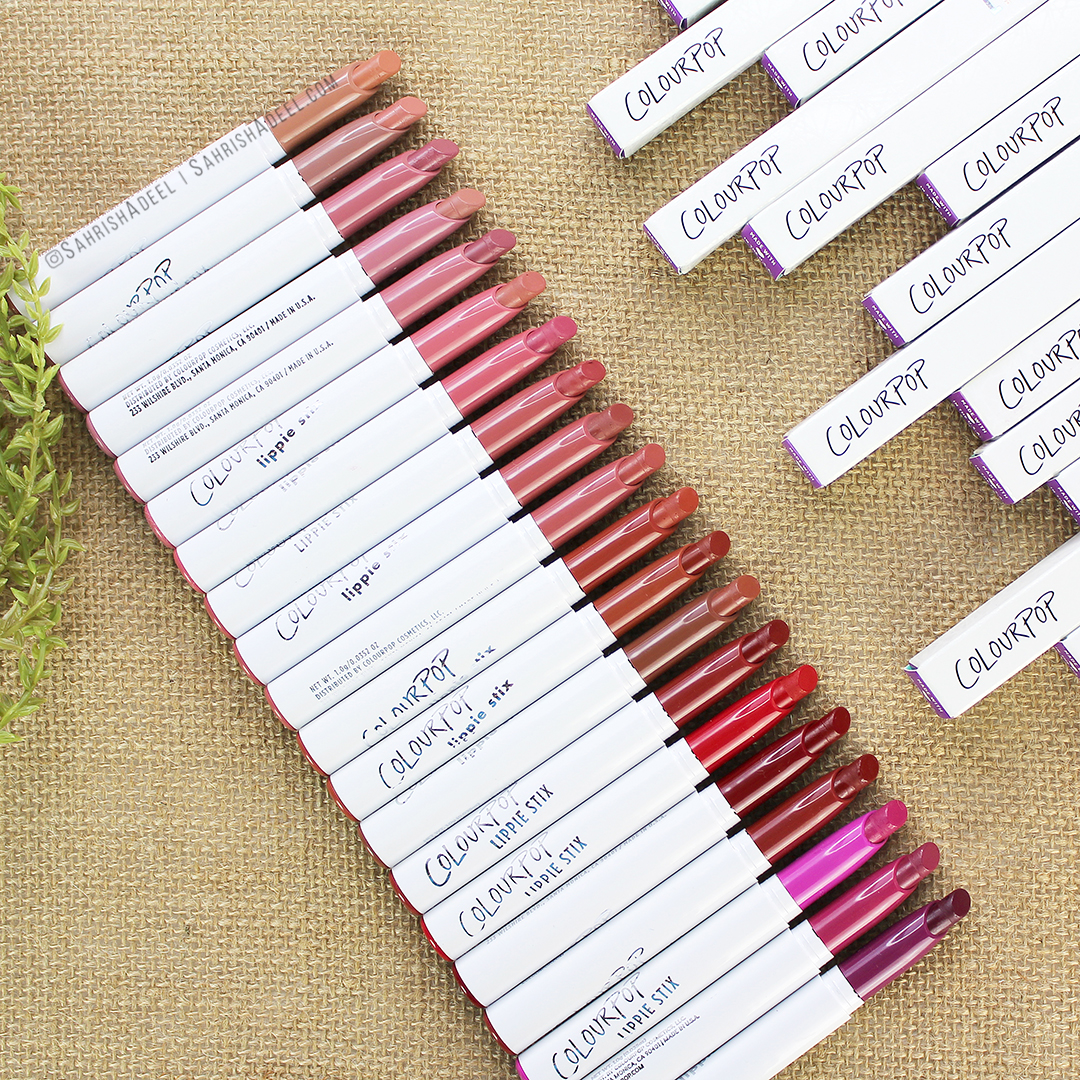 ColourPop Lippie Stix - Reviews, Lip Swatches and Arm Swatches + 20% Discount Code