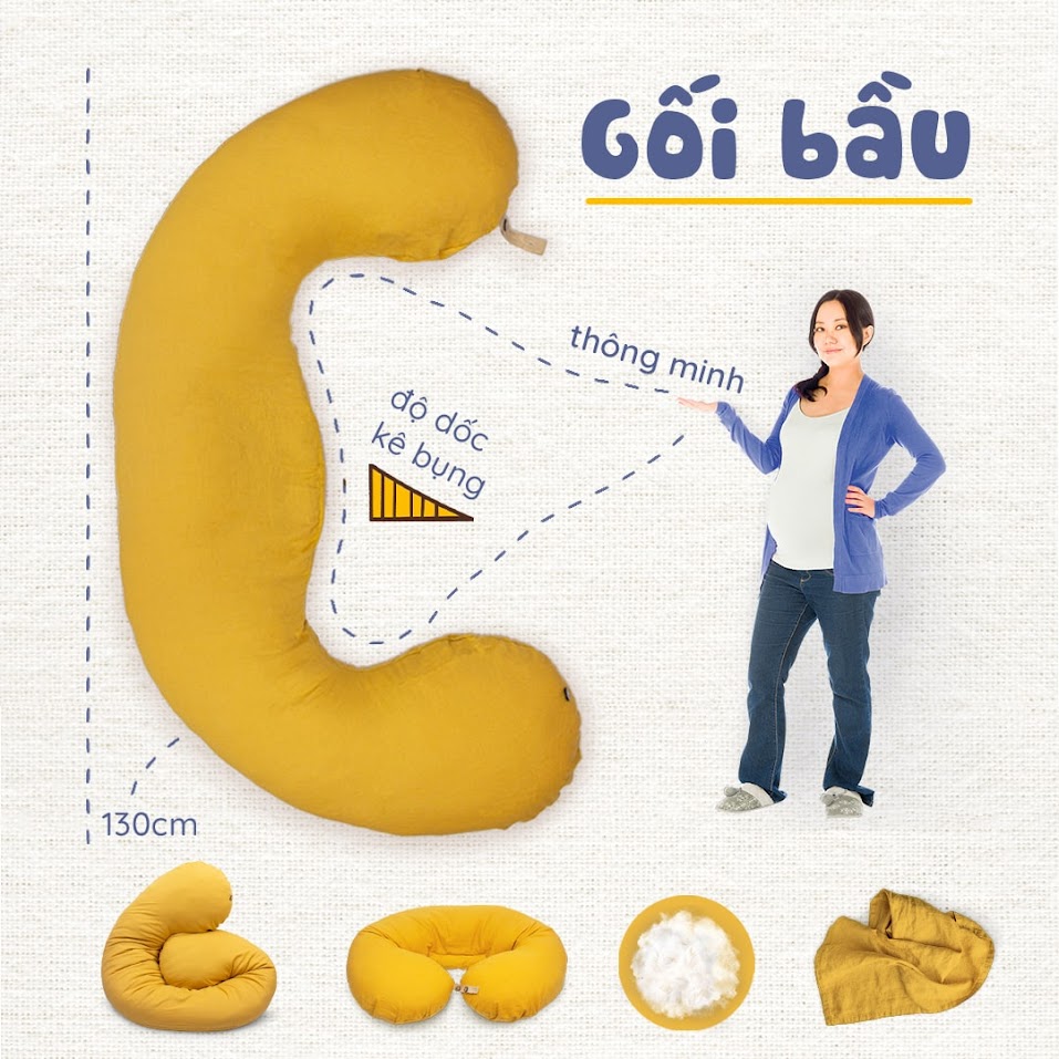 [A159] Mua online - giao hỏa tốc gối đa năng Bà Bầu chống mỏi lưng, giá cực tốt