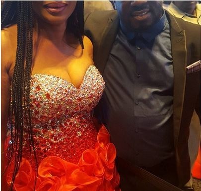 51-year-Old S*xy Star, Clarion Chukwurah Flaunts Cle'avage at a Movie Premiere (Photos)