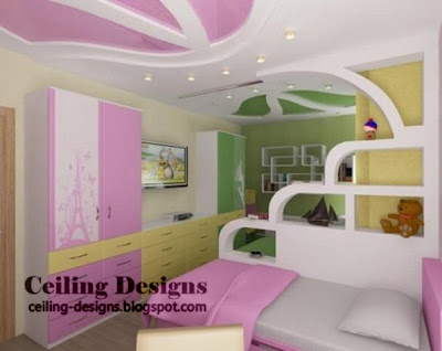  PVC stretch ceiling and shelves for kids room Info PVC stretch ceiling and shelves for kids room