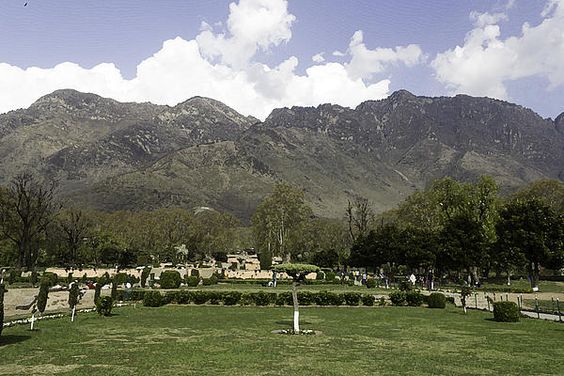 Visitors inside the Shalimar Garden - Prints on Fine Art America