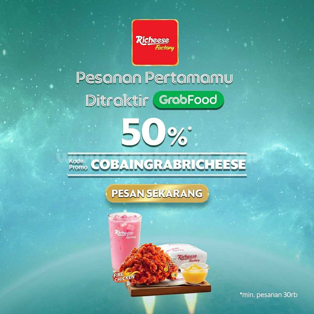 Promo RICHEESE FACTORY GRABFOOD 24 Mei - 4 Juli 2021