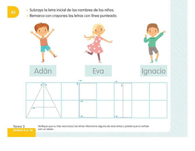 Vocales A E I de Preescolar Inicial - Tarea