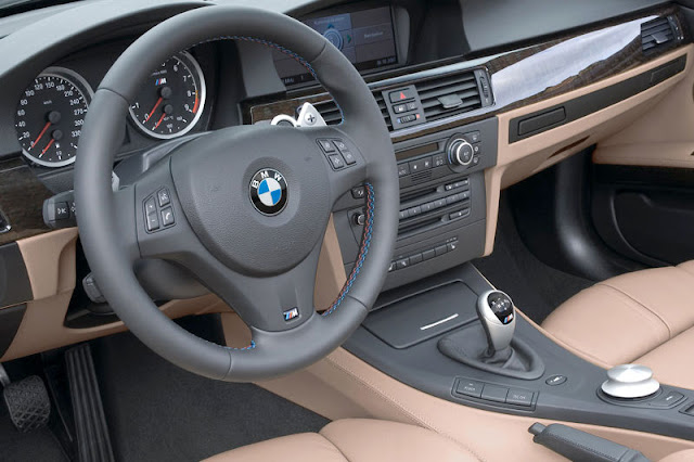 2009 BMW M3 Convertible Front Interior Rear View