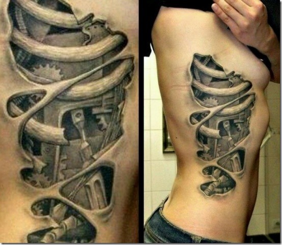 dchir_steampunk_cage_thoracique_de_tatouage_pour_les_femmes