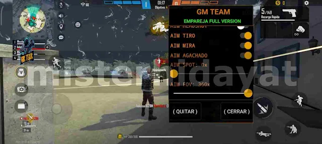APK Free Fire Mod Menu By GM Team No Root All Android