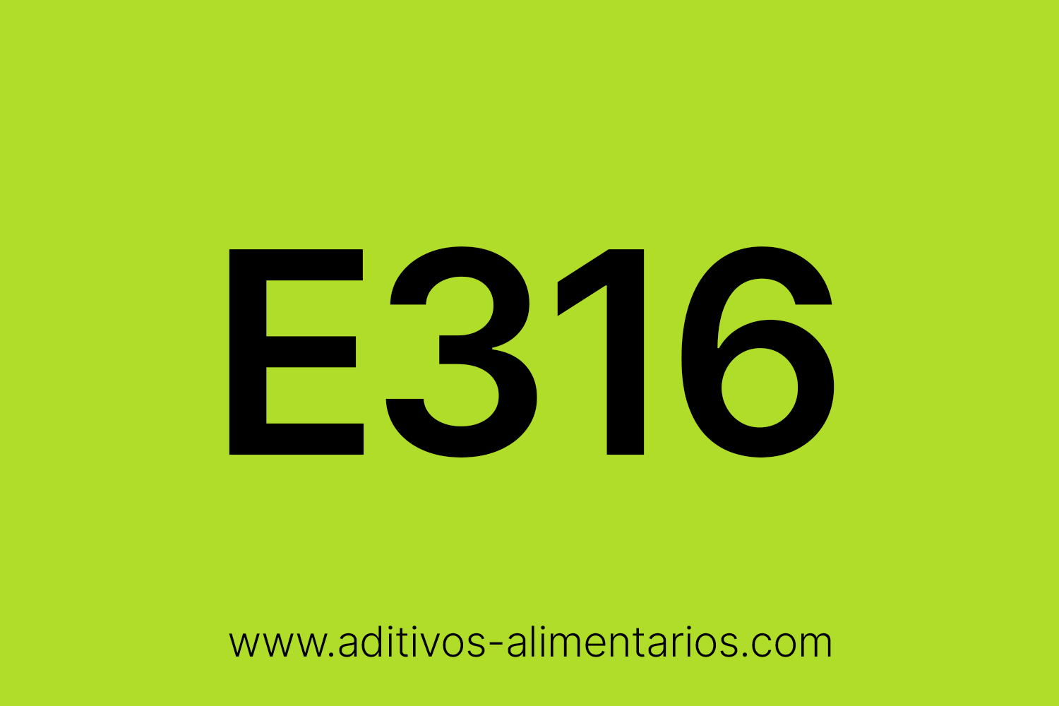 Aditivo Alimentario - E316 - Eritorbato Sódico