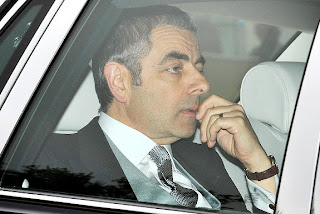 Mr. Bean attends the royal wedding.