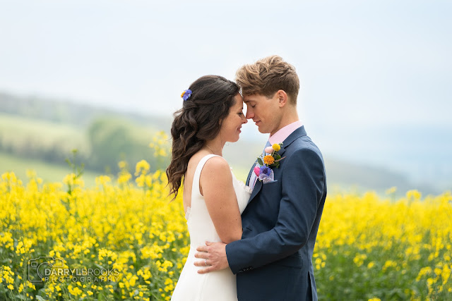 wedding photographer east yorkshire - wedding couple at Little Wolds Vineyard