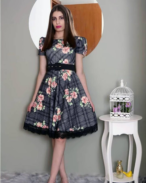 vestido midi loja flor de amêndoas- moda evangélica