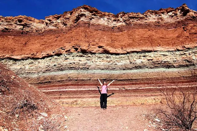 Strata Sediments in Salta, Argentina