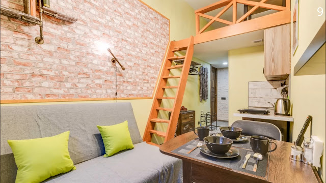 apartamento pequeno com mezanino-kitnet