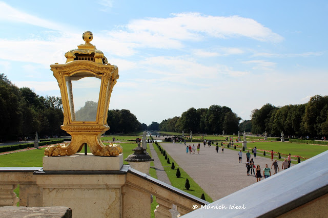 Palacio de Nymphenburg vista hacia el jardín