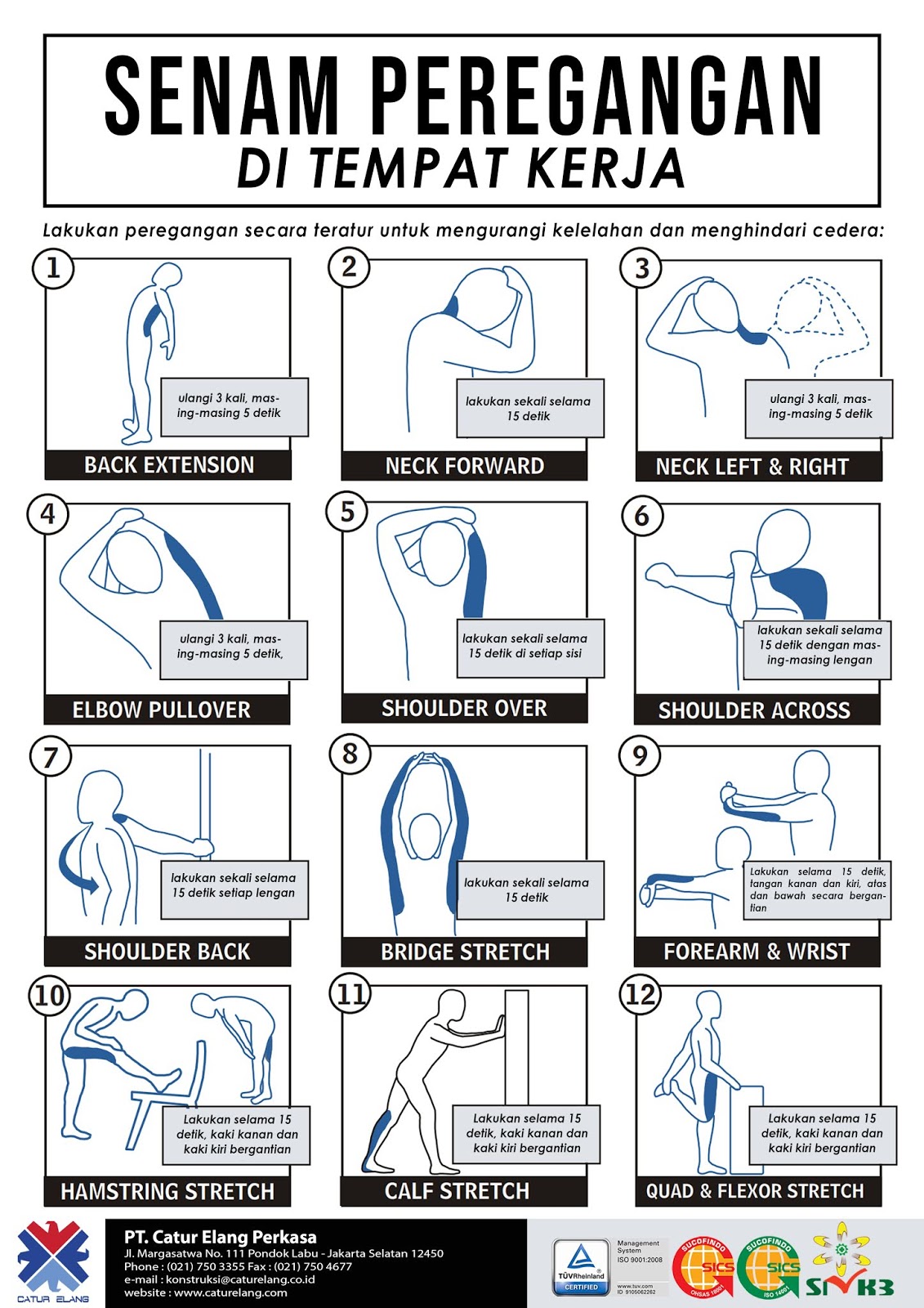 SENAM PEREGANGAN DI TEMPAT KERJA | PT. CATUR ELANG PERKASA ...