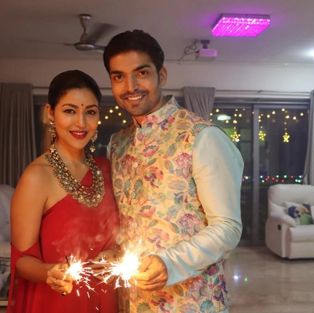 Gurmeet Chaudhary - Debine Bonerjee indian tv celebrity couple