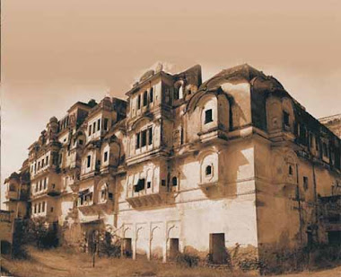 The old heritage haveli in Rajasthan India