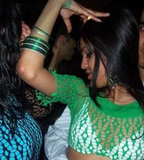 Hot Indian girl dancing in party