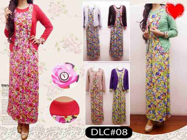 Gamis, Gaun, Gaun Gamis, Baju Gamis, Gaun terusan, Gaun Gamis Terusan, Gaun Gamis Terusan Motif