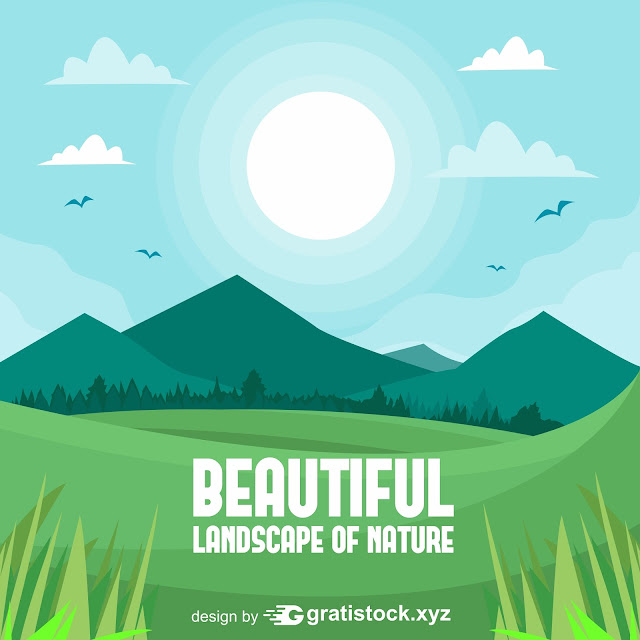 Free Download PSD - Beautiful Landscape-of-Nature