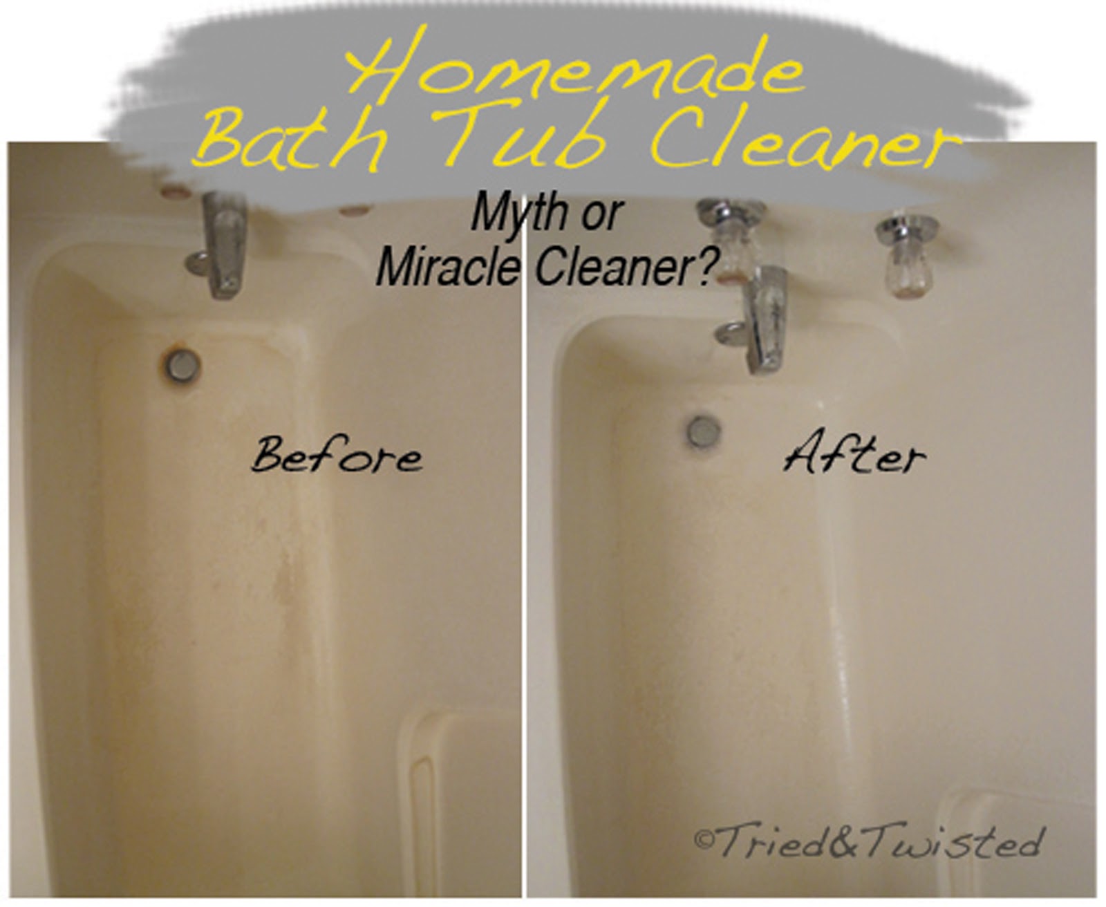 Tried and Twisted: Myth or Miracle Cleaner Series: Clean Your Bath 