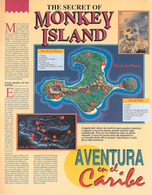 Micromanía - Guía videojuego The Secret Monkey Island