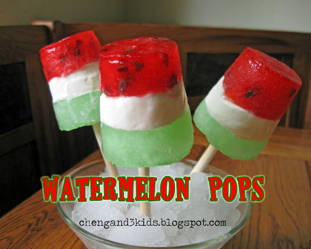 Watermelon Pops by Cheng and 3 Kids