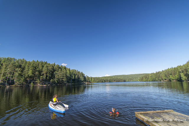 Nøklevann, en Østmarka - Oslo por El Guisante Verde Project