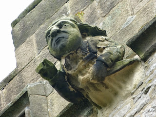 Wall decoration at Haddon Hall