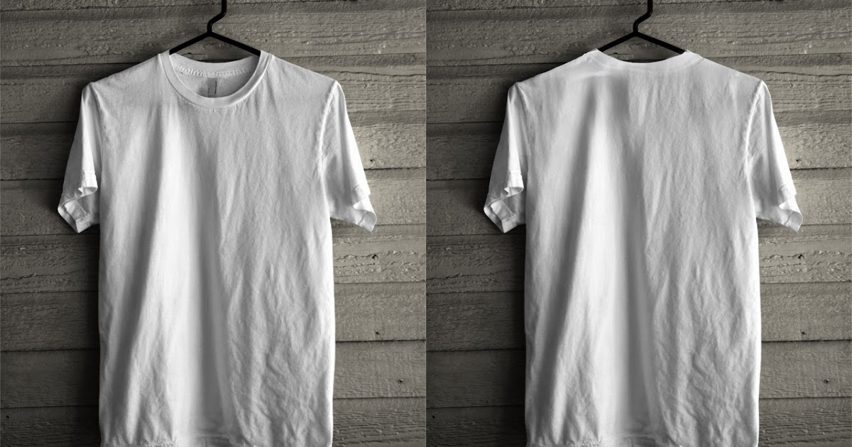 Download Mock Up Kaos Hanger Depan Belakang | Sharing Ilmu Sablon Kaos dan Setting Desain