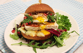 griechischer Burger Rezept vegetarisch