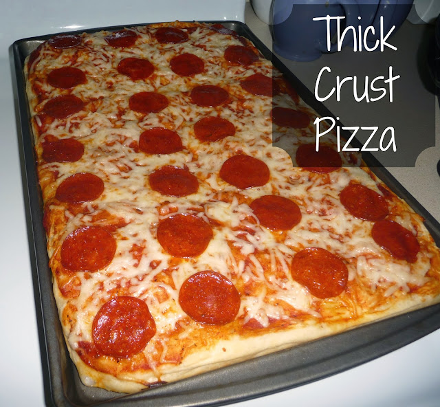 making thick crust pizza at home, simple and easy thick crust pizza,