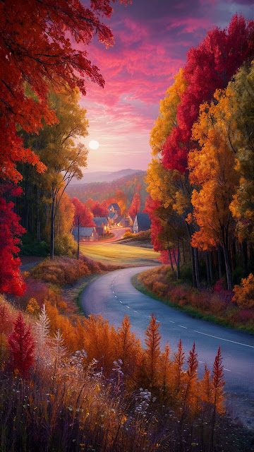Colorful Fall Landscape