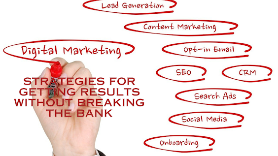 Affordable digital marketing strategies infographic