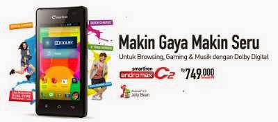 Smartfren Andormax C2 Harga 1 Jutaan Oktober 2014